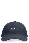 Apc Charlie Logo Baseball Cap In Blue