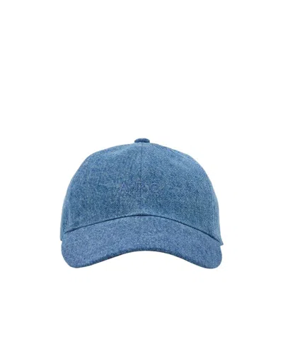 Apc Indigo Charlie Baseball Cap In Ial Washed Indigo