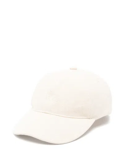 Apc Charlie Logo-embroidered Baseball Cap In White