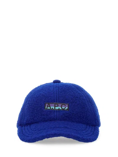 Apc A. P.c. "charlie" Polaire Hat In Blue