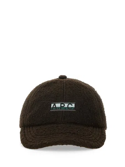 Apc A.p.c. "charlie" Polaire Hat In Brown