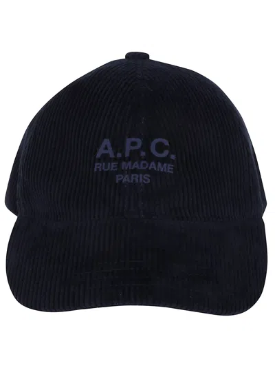 Apc Charlie Rue Madame Baseball Cap In Black