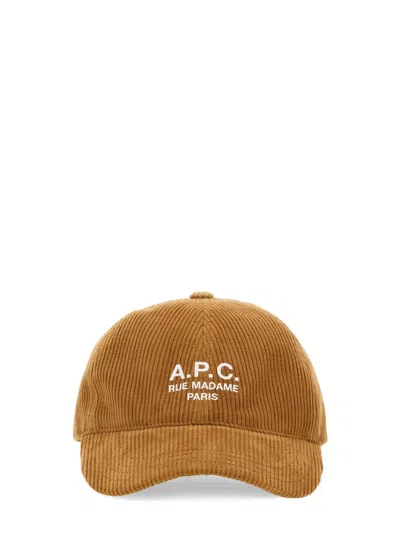 Apc Charlie Rue Madame Baseball Hat In Brown