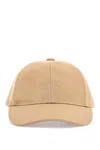 Apc A.p.c. Charlies Logo Embroidered Baseball Cap In Bac Dark Beige (beige)