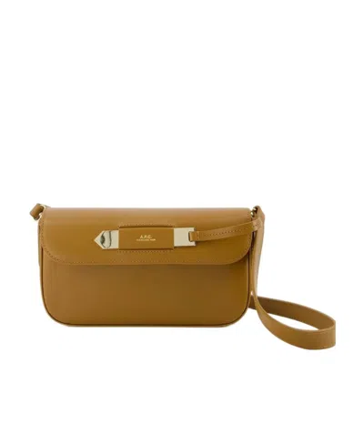 APC A.P.C. CHARLOTTE FOLDOVER TOP SHOULDER BAG