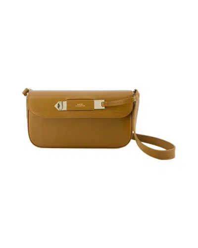 APC CHARLOTTE HOBO BAG - A. P.C - LEATHER - BROWN