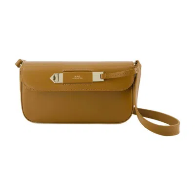 Apc A.p.c. Charlotte Hobo Bag In Brown