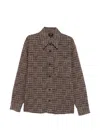 CHECKED BUTTON-UP JACKET