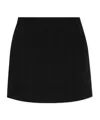 Apc Checked-print Tweed Mini Skirt In Black