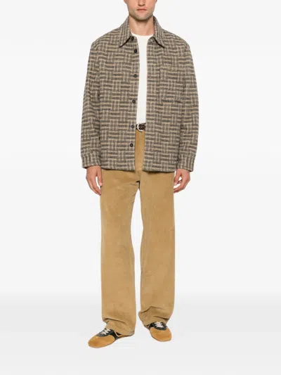 A.p.c. Check-pattern Button-down Shirt In Multi