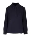 Apc Midnight Blue Cotton Shirt Shirts Blue In Black