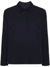 Apc Chelsea Cotton Blouse In Blue