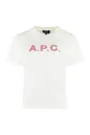 Apc Ribbed Crew-neck Cotton T-shirt With Short Sleeves