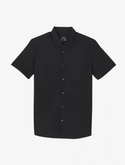 A.p.c. Chemise Bart In Black