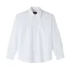 Apc Chemise Boyfriend Brodee A.p.c. In Aab Blanc