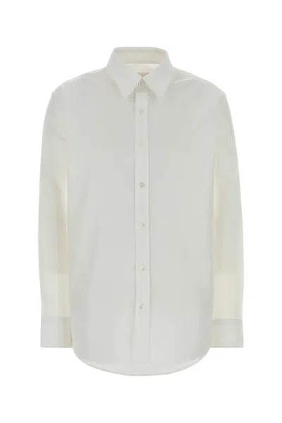 A.p.c. Organic Cotton Poplin Shirt In White
