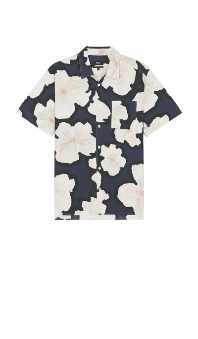 Apc A.p.c. Shirts In Dark Navy