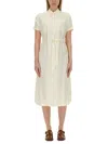 Apc A.p.c. New Drew Shirtdress In Neutrals