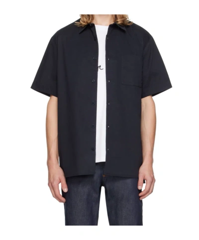 Apc Chest Pocket Short-sleeved Shirt In Black
