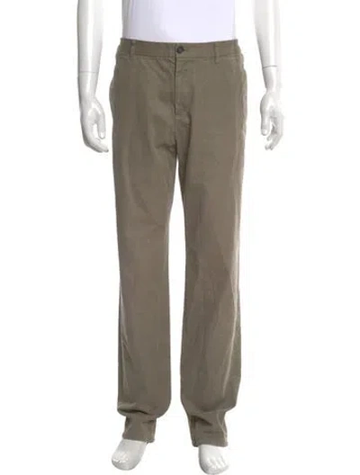 Pre-owned A.p.c. Chinos In Neutral
