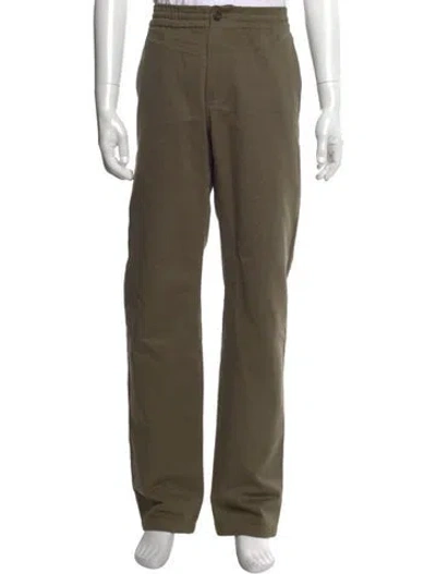 Pre-owned A.p.c. Chinos In Neutral
