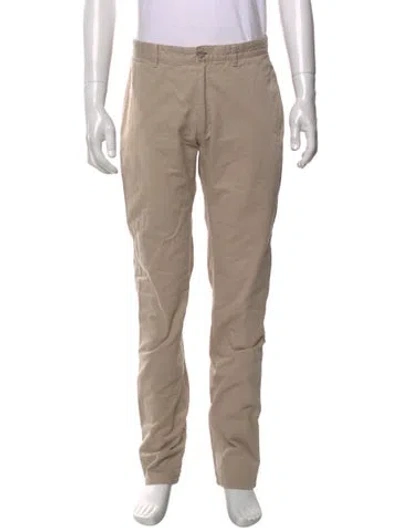 Pre-owned A.p.c. Chinos In Neutrals