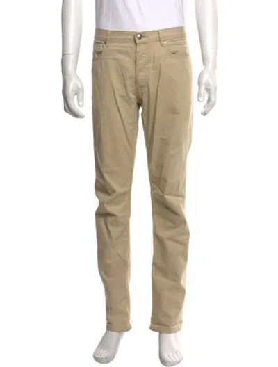 Pre-owned A.p.c. Chinos In Neutrals