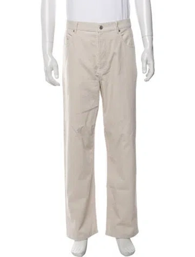 Pre-owned A.p.c. Chinos W/ Tags In Neutral