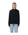 Apc A.p.c. Black Cotton Christaina Sweatshirt In Black