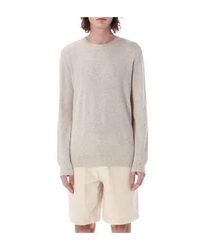 Apc Christian Crew-neck Jumper In Nude