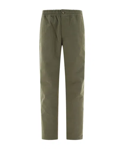 Apc Chuck Mid-rise Straight-leg Jeans In Green