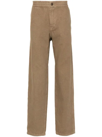 Apc Chuck Trousers In Braun