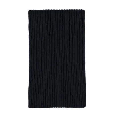 Apc Chunky Ribbed-knit Scarf In Black | ModeSens