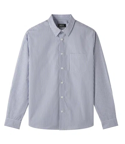Apc Clãment Shirt In Blue