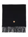 Apc A.p.c. Aria Wool Scarf With Logo In Black