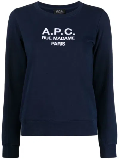 Apc A.p.c. Classic Blue Tina Cardigan