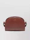 Apc Classic Box Shape Crossbody Purse In Brown