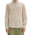 Apc A.p.c. Classic Button-down Shirt With Signature Chest Pocket In Neutral