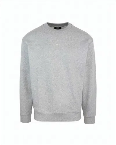 Apc Classic Crew Neck Long-sleeve T-shirt In Gray