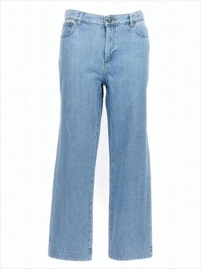 Apc Classic Straight-leg Denim Pants In Blue