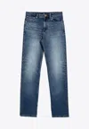 Apc A.p.c. Washed-effect Denim Jeans In Blue