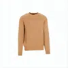 Apc Classic Wool Sweater With Crew Neckline And Raglan Sleeves In Brown
