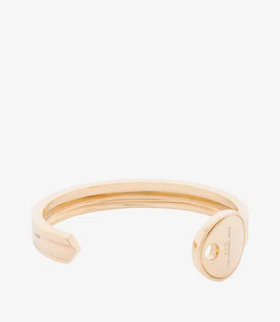 Apc Clef Cuff Bracelet S Goldtone