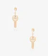 Apc Clef Earrings One Size Goldtone In Goldtone