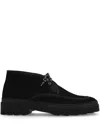 Apc Black Clem 2.0 Desert Boots In Black