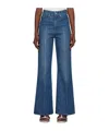 Apc Clienteau High-rise Wide-leg Jeans In Blue