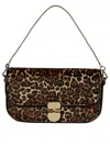 Apc Grace Leopard Printed Clutch Bag In Black