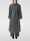 Apc Coat A. P.c. Woman Color Grey In Gray