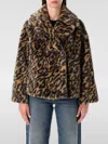 Apc A.p.c. Leopard-print Faux Fur Johanna Coat A.p.c. In Animal Print
