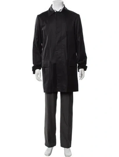 Pre-owned A.p.c. Coat In Black